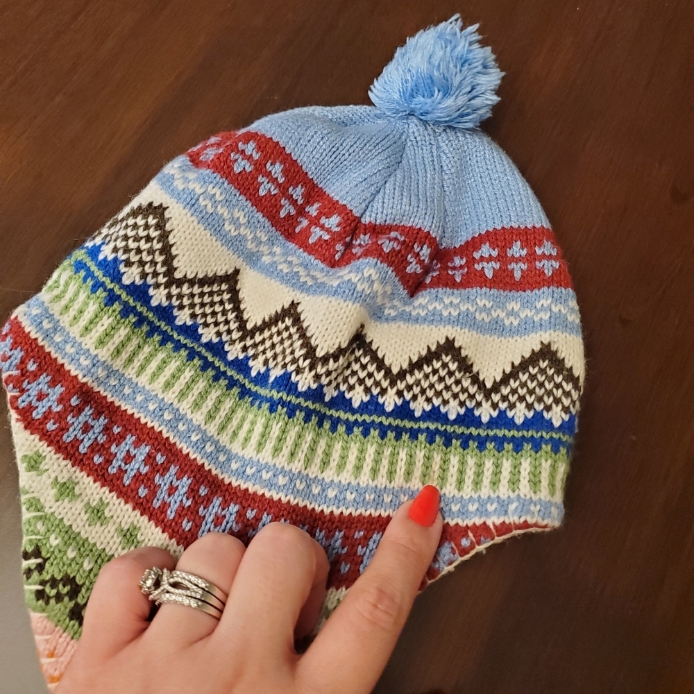 Beautiful Knitted Kids Beanie - Picture 7 of 7